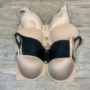 Natori ThirdLove aerie Wacoal Bundle 3 T Shirt Bras Underwired 24/7